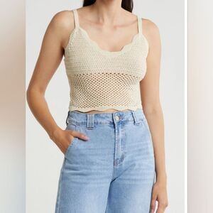 Crop Knit Tank -New!